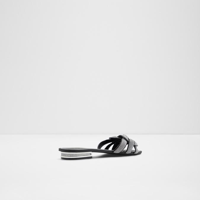 Tydeus Women's Black Flat Sandals image number 2