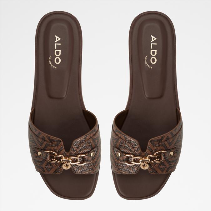 ALAMASSIA Brown Women Flats image number 5