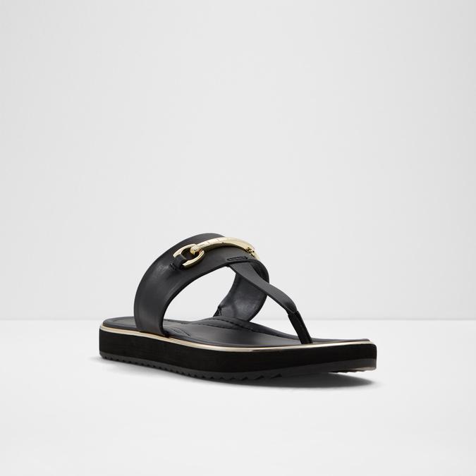 DEVERENA Black Women Sandals image number 3