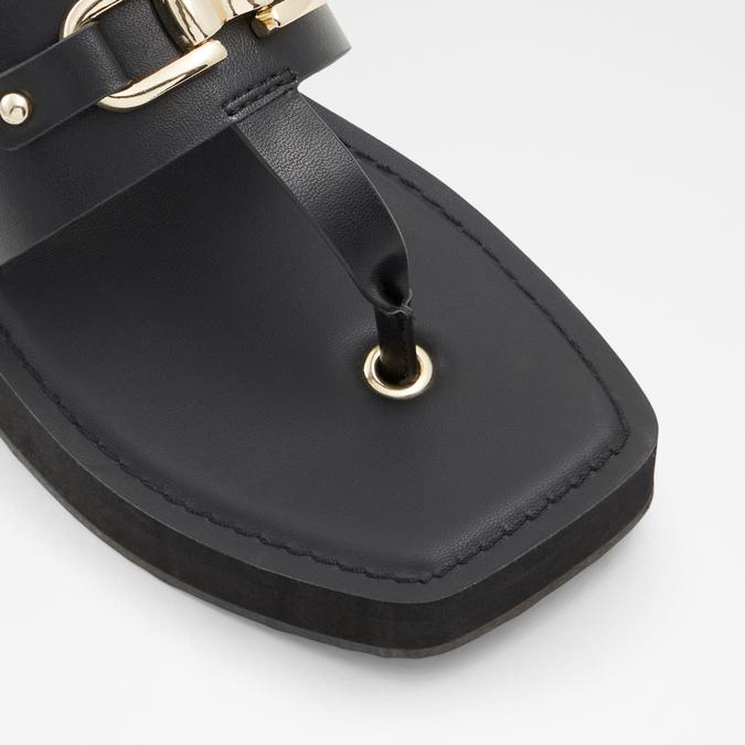 Poolside Women's Black Sandals image number 5