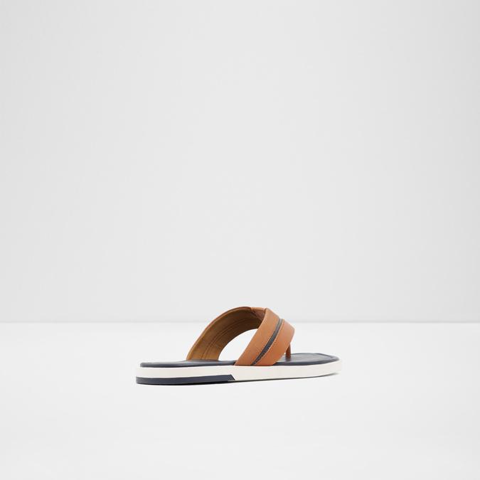 Sordo Men's Cognac Thong Sandals image number 1