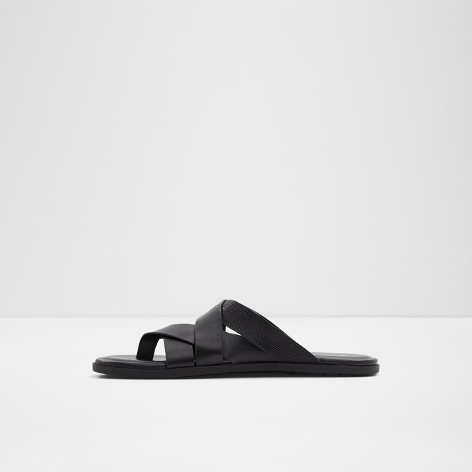 Zaanstraat Men's Black Strap Sandals image number 3