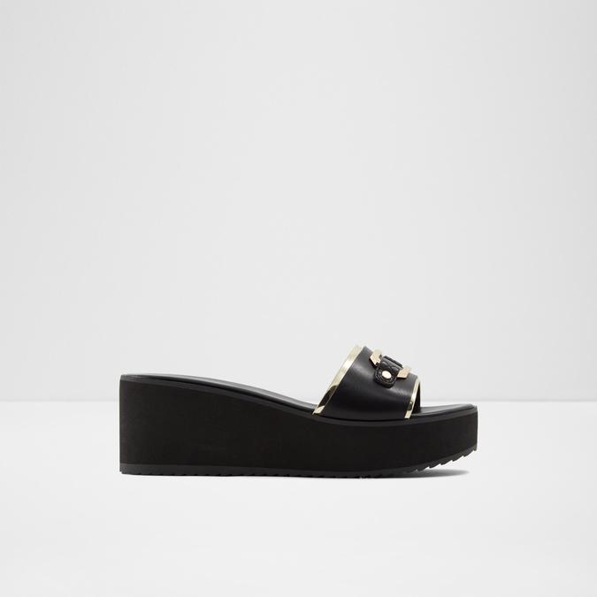 Fraudia Women's Black Sandals image number 0