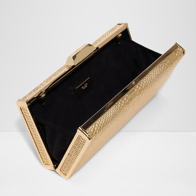 MELYSISA Gold Women Clutch image number 2
