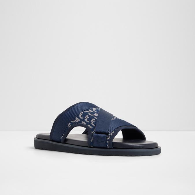 Deniels-In Men's Navy Strap Sandals image number 4