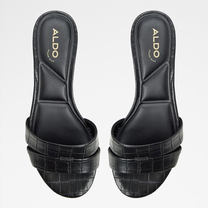 SCARLETTA-IN Black Women Block Heel Sandals image number 5