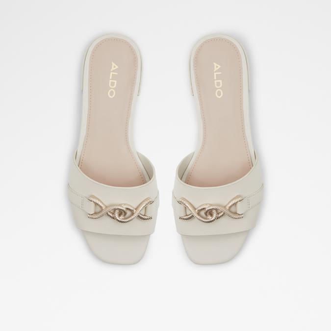 Hayhar Women's White Flat Sandals