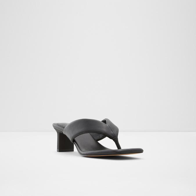 Auday Women's Black Block Heel Sandal image number 3