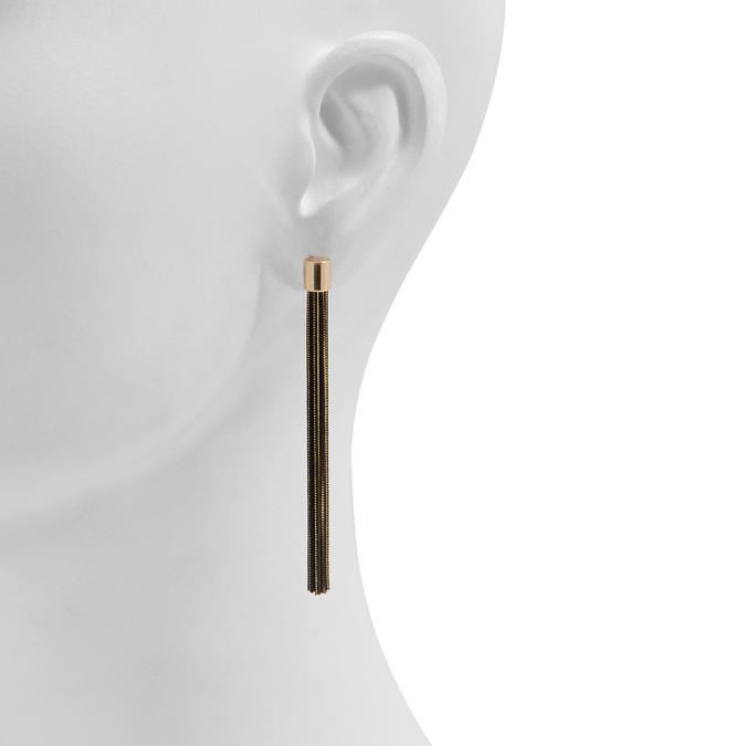 Waldisee Women's Black On Gold Earrings image number 1