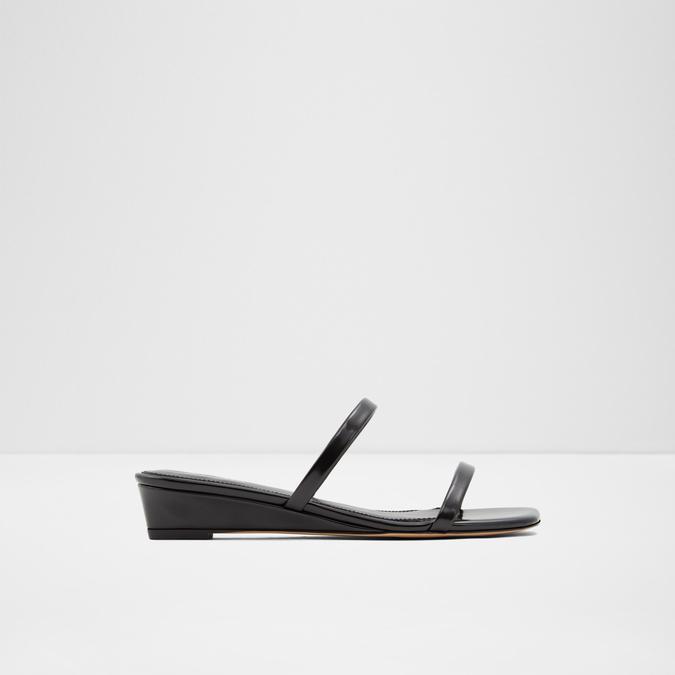 Giannina Women's Black Flat Sandals