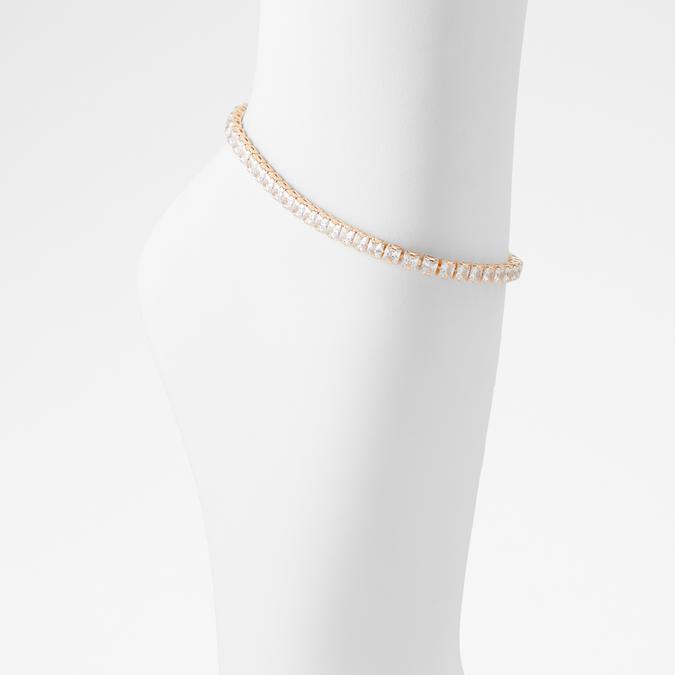 Gold Plated Multi Stone Studded Chain Ankle Bracelet – Silvermerc Designs-sonthuy.vn