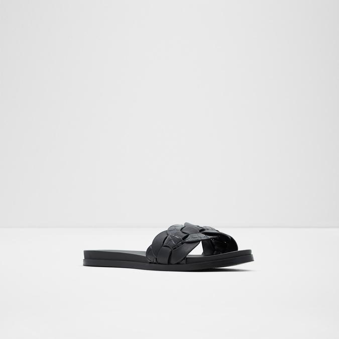 Lucinda Women's Black Flat Sandals image number 3