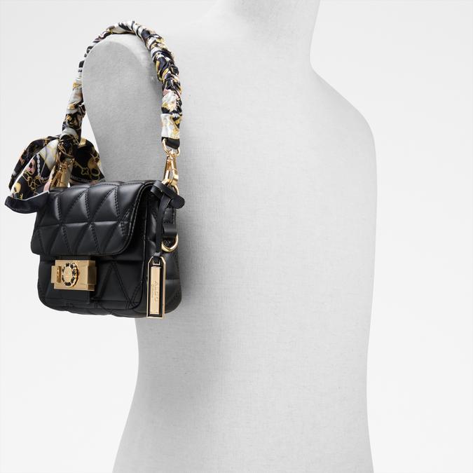 Gracia Women's Black Shoulder Bag image number 4