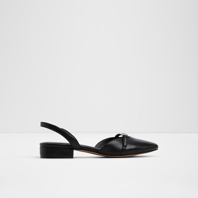 Flintstone-In Women's Black Block Heel Shoes
