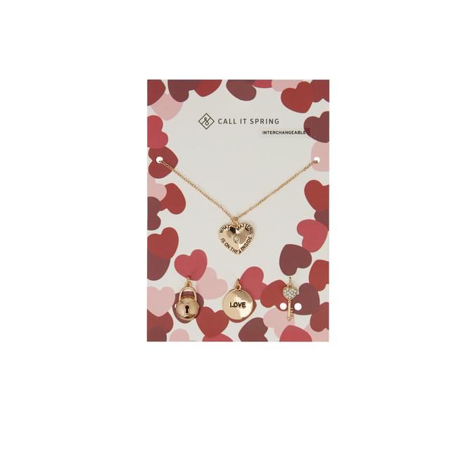 Monogyna Women's Clear On Gold Necklace image number 1