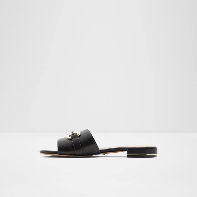 Sevyflex Women's Black Flat Sandals image number 3