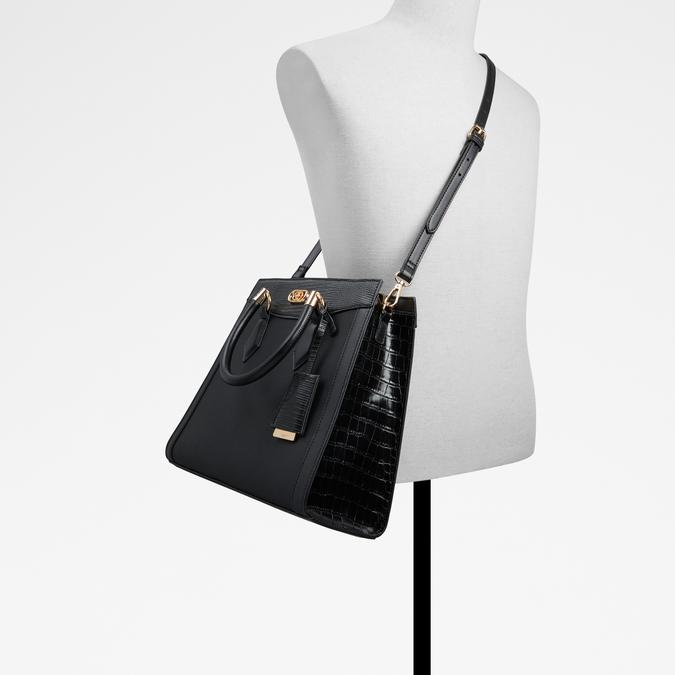 Chenoa Women's Black Satchel image number 4