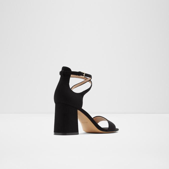 Aboedia Women's Black Block Heel Sandal image number 1