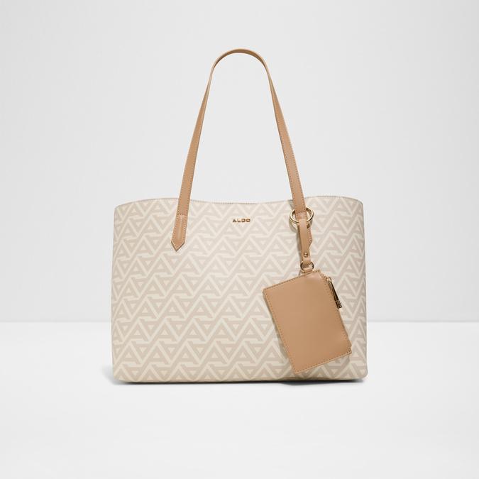 Ysabelle Women's Beige Laptop Bag