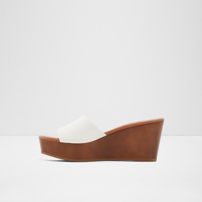 Fairyglen Women's White Wedges image number 2