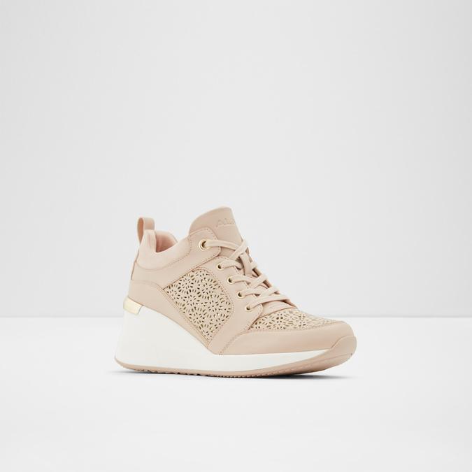 Coluber Women's Light Pink Sneakers image number 3