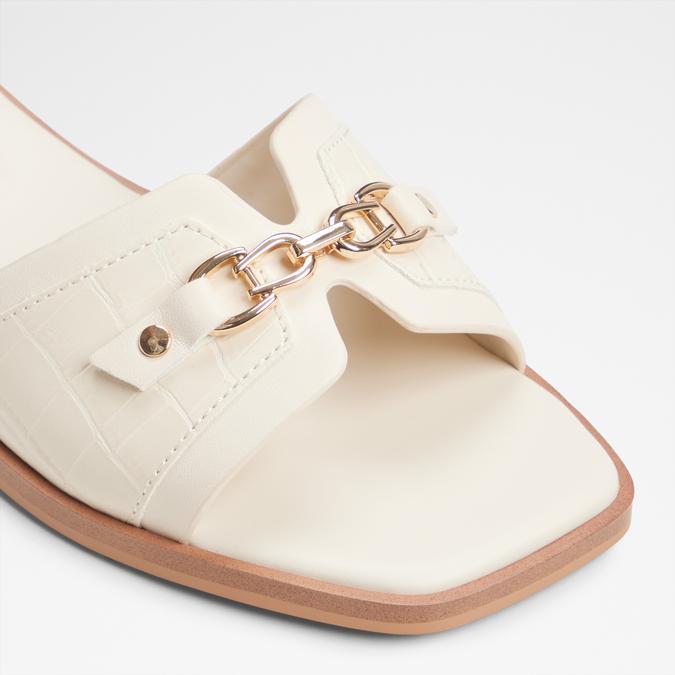 ALOA-IN WHITE/BONE Women Flat Sandals image number 4