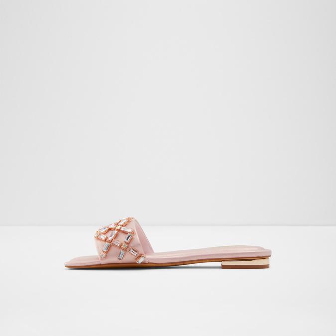 Boasa Women's Light Pink Flat Sandals image number 3