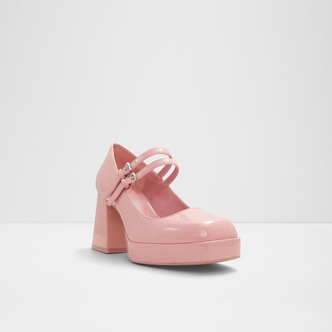 Manda Women's Medium Pink Block Heel Shoes image number 5