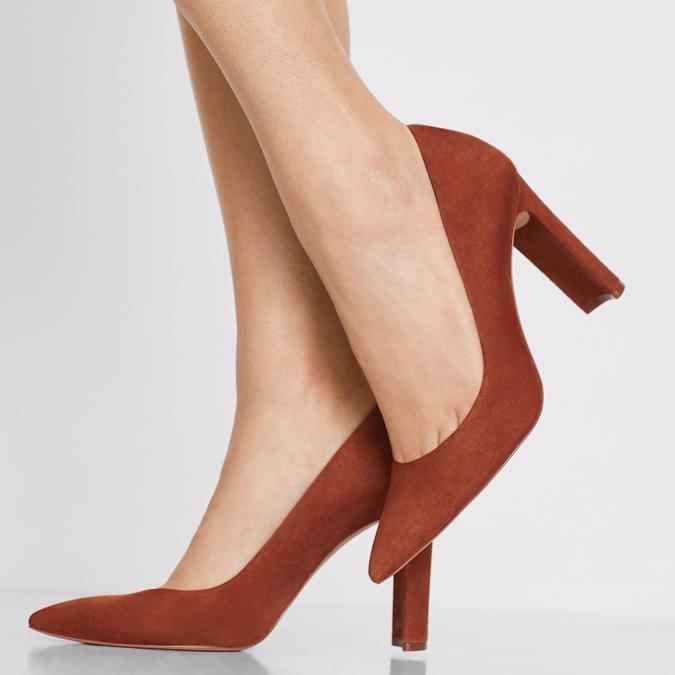 Febriclya Women's Medium Brown Pumps image number 1