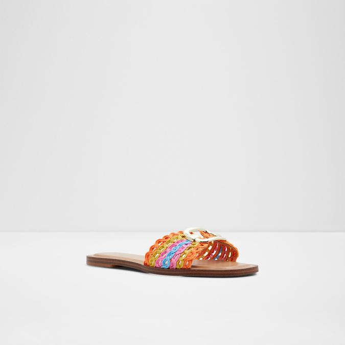 Glaeswen Women's Bright Multi Flat Sandals image number 3