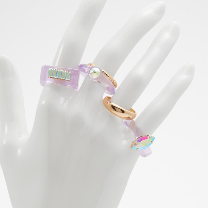 Papusii Women Light Purple Rings image number 1