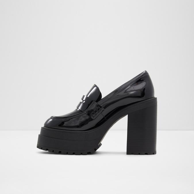 Bigsoul Women's Black Loafers image number 3
