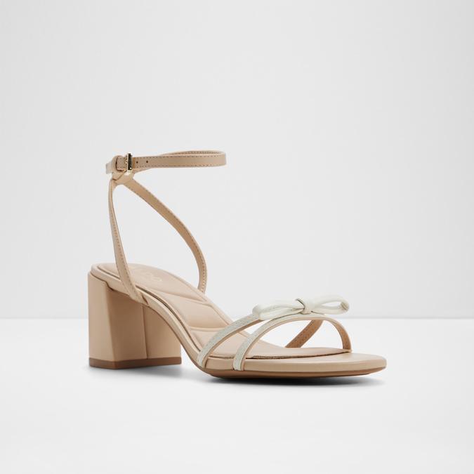 BOULA-IN MEDIUM BEIGE Women Block heel sandals image number 3