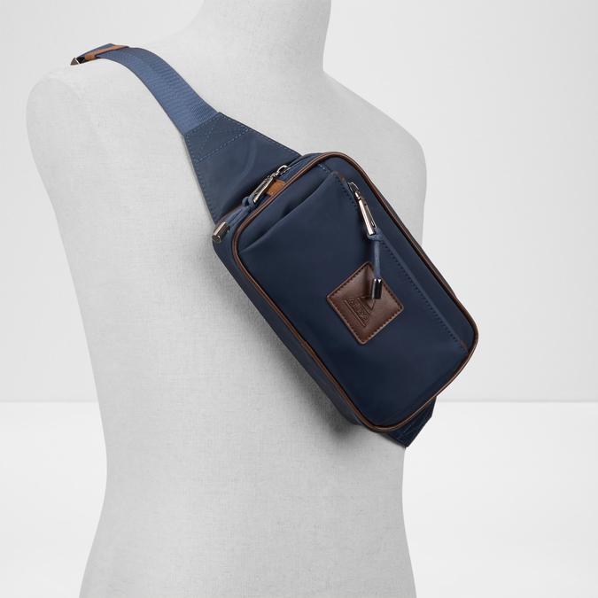 DEFERRO Navy Men Belt Bag image number 3
