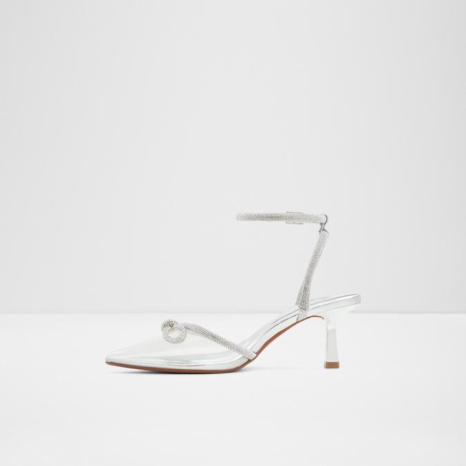Papiona Women's Silver Pumps image number 4