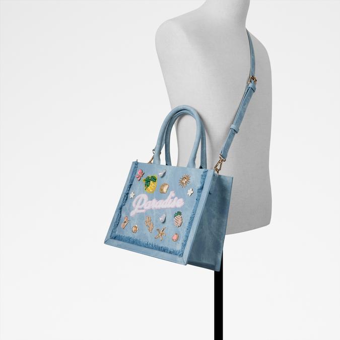  PARADISETOTE BLUE Women Satchel image number 4
