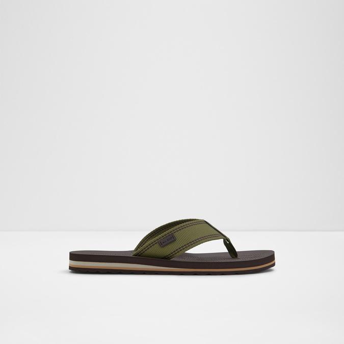 Burges Men's Khaki Thong Sandals image number 0