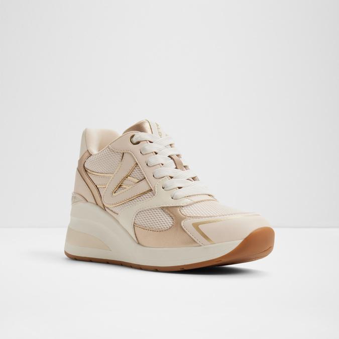 Brejosa-In Women's Beige Sneaker Wedges image number 4