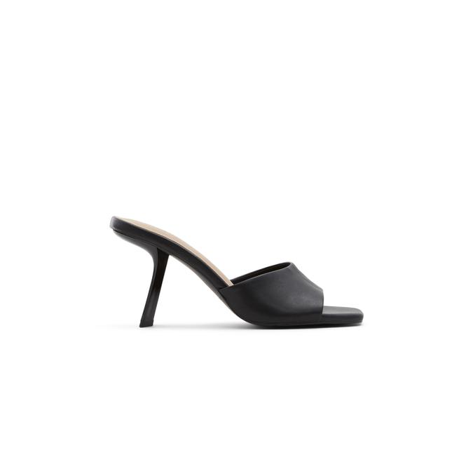 Beautyy Women's Black Heeled Sandals