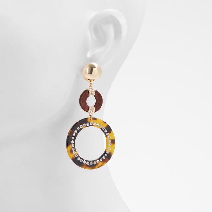 Gworedia Women's Brown Multi Earrings image number 1