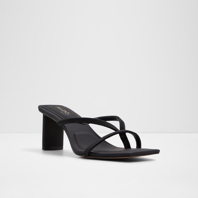 Sanne Women's Black Block heel Sandals image number 4