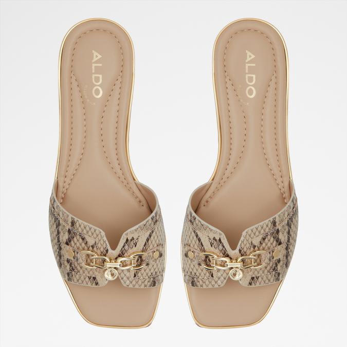 Alamassi Women's Multicolor Flat Sandals