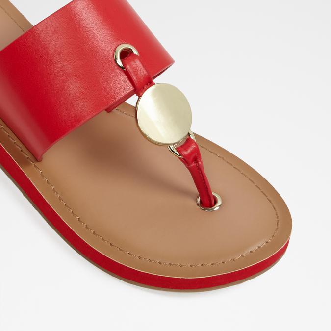 Yilania Women's Red Sandals image number 3