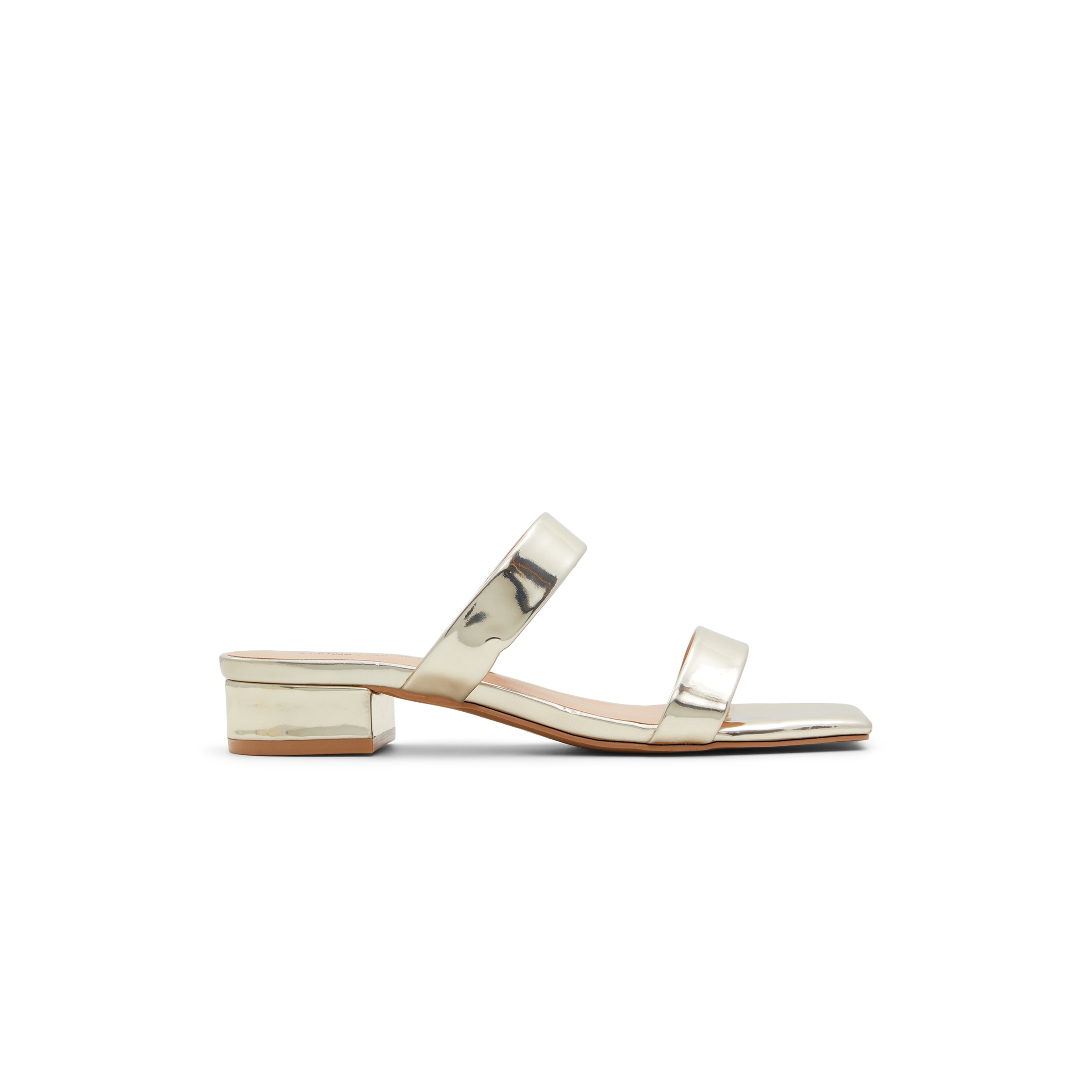 Clarra Women's Gold Block Heel Sandals image number 0
