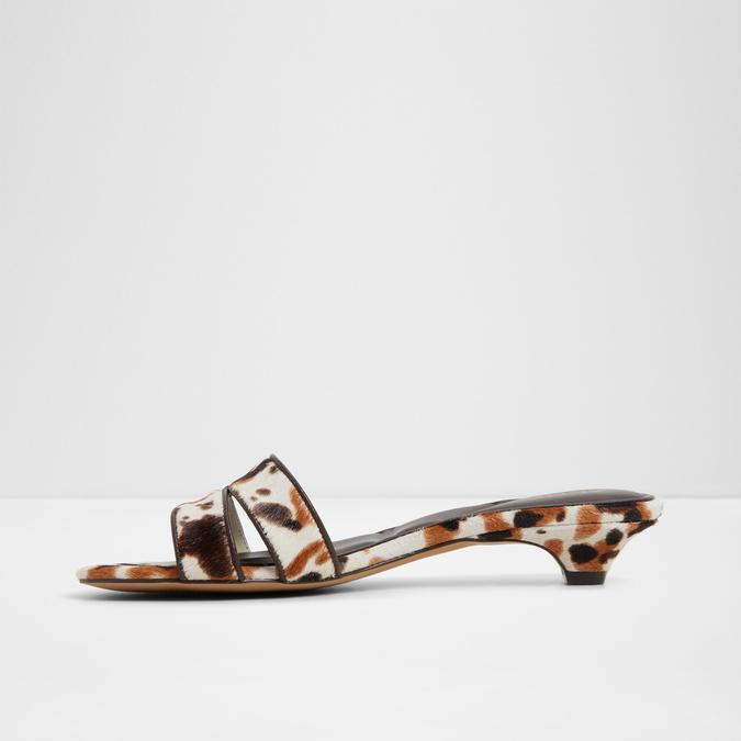 SCARLETTA-IN White/Black Women Block Heel Sandals image number 2