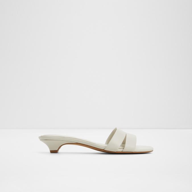 Scarletta-In Women's White Block Heel Sandals