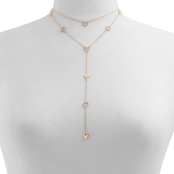 Zianna Women's Clear On Gold Necklace image number 1