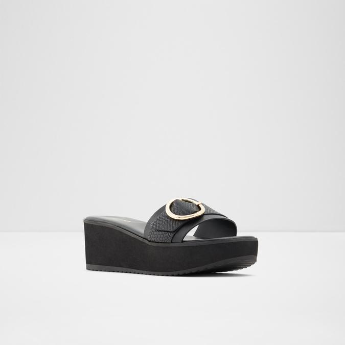 Thinnes Women's Black Sandals image number 3