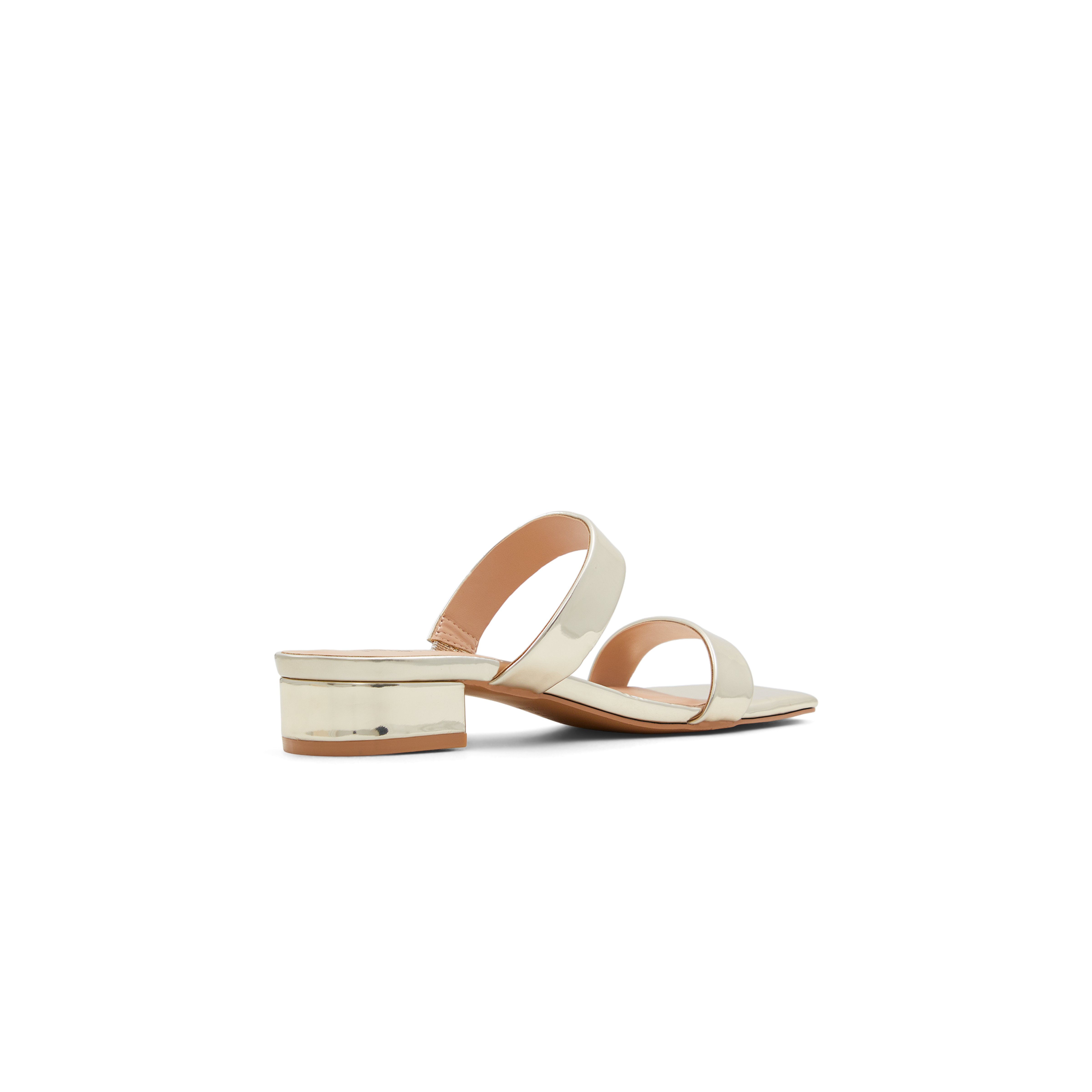 Clarra Women's Gold Block Heel Sandals image number 2