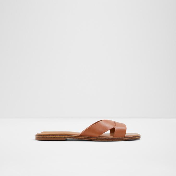 Caria Women's Brown Flat Sandals